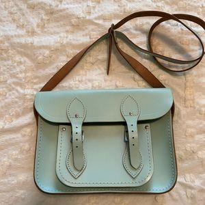 Cambridge Satchel Company 13 inch satchel in seafoam